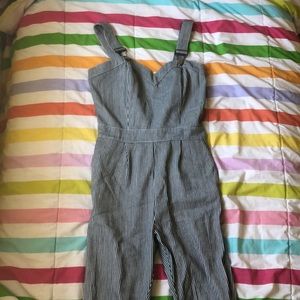 Voodoo Vixen | pinstripe overalls